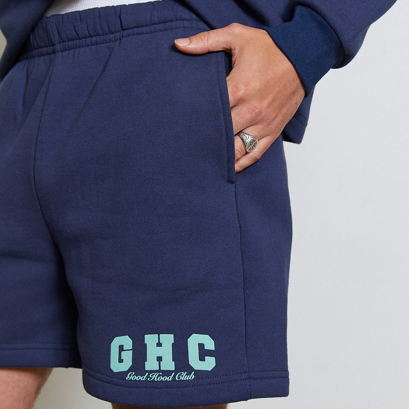 Varsity Shorts in Navy