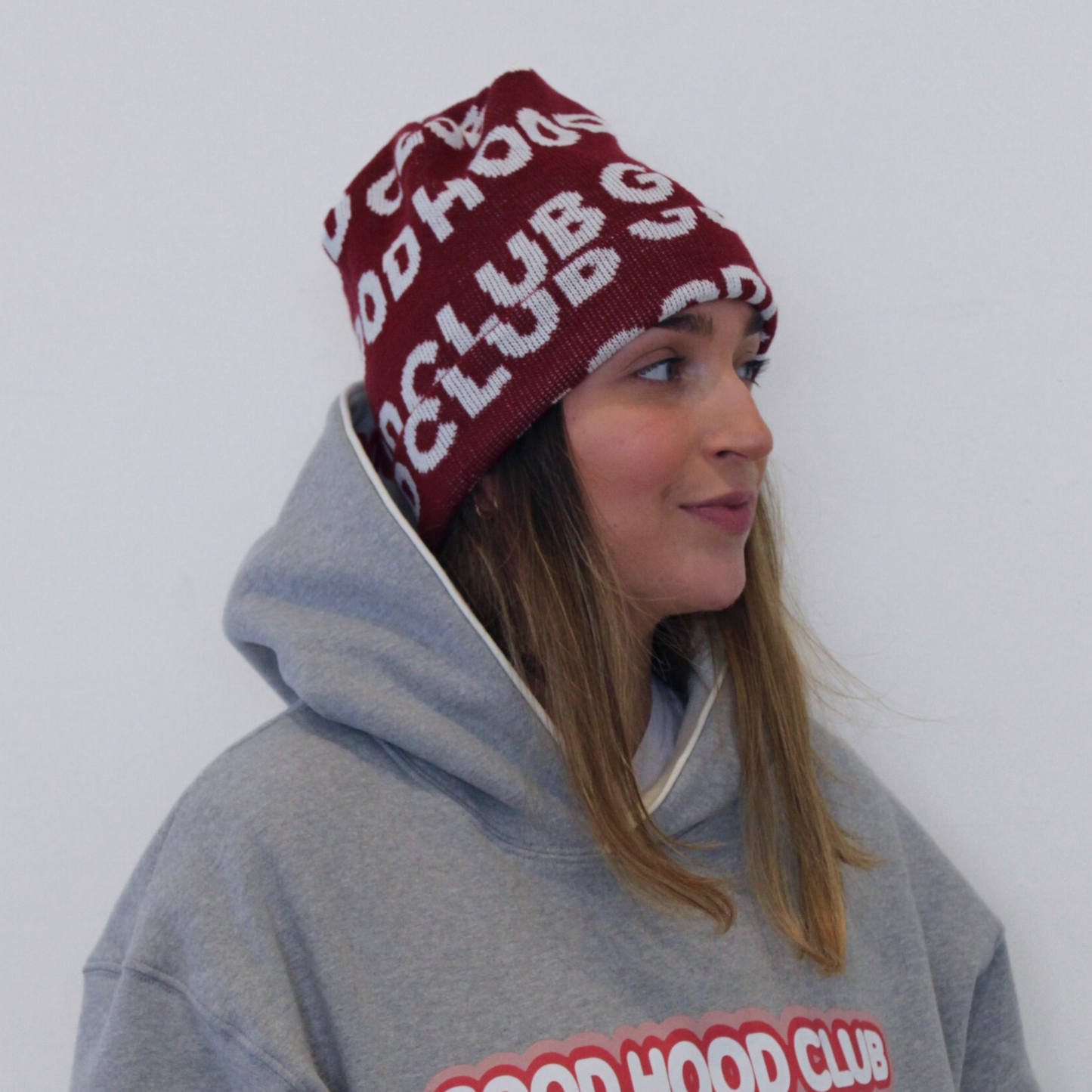 Holiday Hat in Burgundy