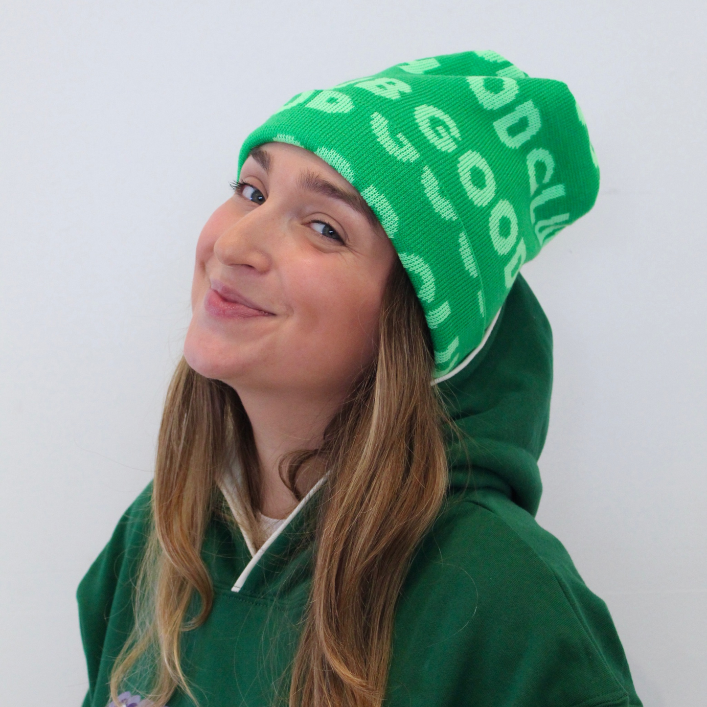Holiday Hat in Green