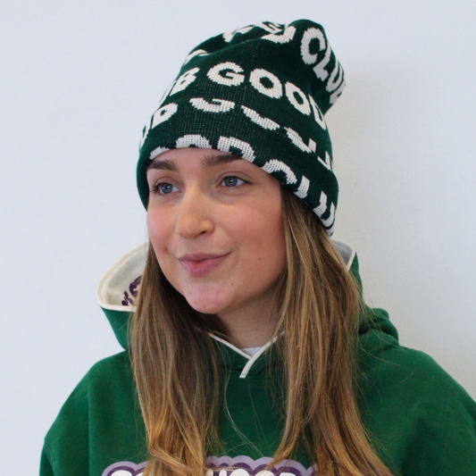 Holiday Hat in Pine Green