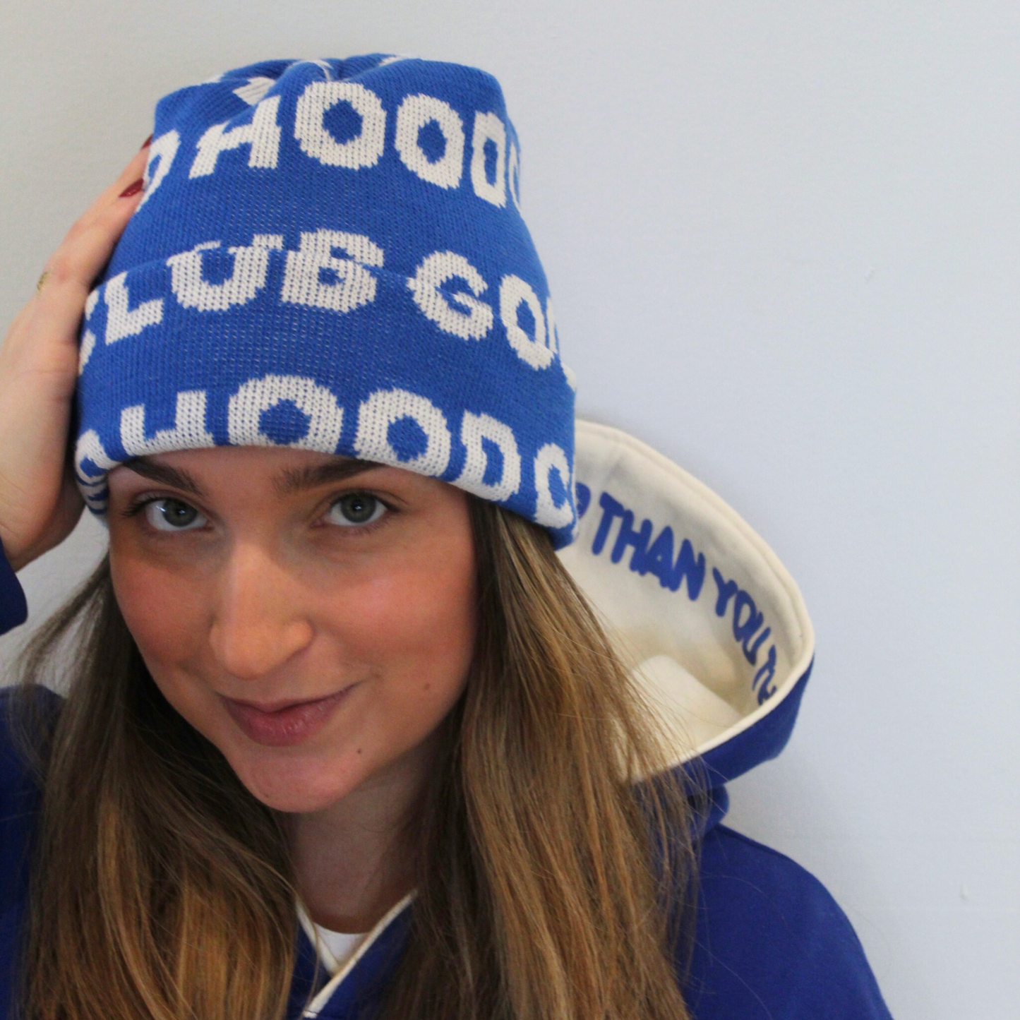 Holiday Hat in Royal Blue