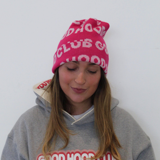 Holiday Hat in Magenta