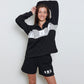 Varsity Shorts in Black