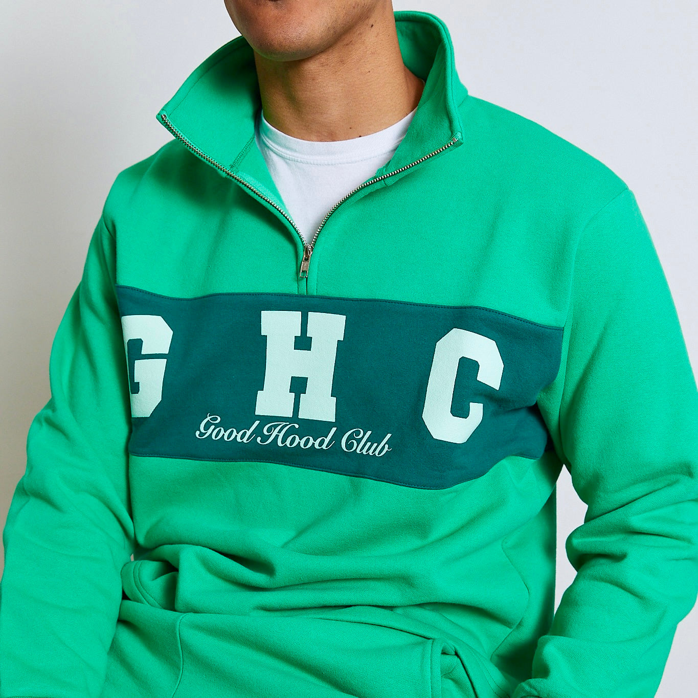 Limited Edition: Varsity Zip in Green