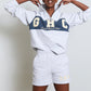 Varsity Shorts in Ash Grey