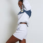 Varsity Shorts in Ash Grey