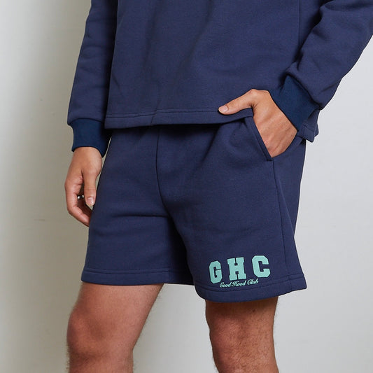 Varsity Shorts in Navy