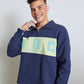 Varsity Zip in Navy