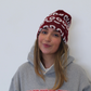 Holiday Hat in Burgundy