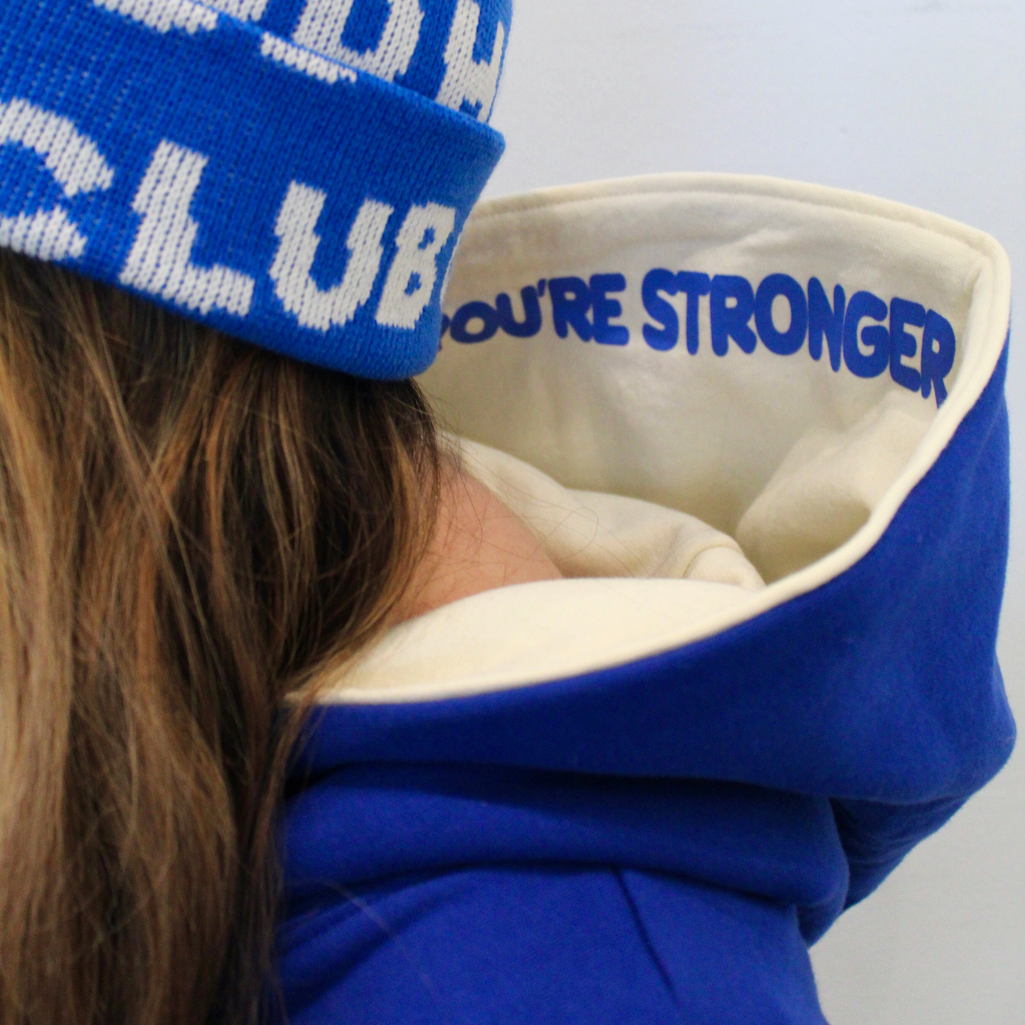 Holiday Hood in Royal Blue