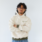 Heart Hoodie in Cream