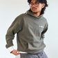 Heart Hoodie in Pine
